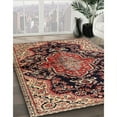 thumbnail image 2 of Ahgly Tapis d'Intérieur Rectangulaire Traditionnel Médaillon Rouge, 3 Pieds x 5 Pieds, 2 of 6