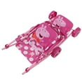 thumbnail image 3 of Peppa Pig Doll Twin Stroller - Pink & White Dots - Fits Dolls up to 24", Easy to Fold for Storage & Travel, For Dolls Plushes & Stuffed Animals, Pretend Play For Kids Ages 3+, 3 of 5