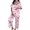 A-Pink66, variant on JAJAHO Women Halloween Pajamas Set 2 Piece Pjs Pumpkin Ghost Printed Short Sleeve Button Shirt With Pants Set