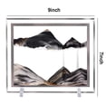 thumbnail image 2 of Aoderun Moving Sand Art Liquid Motion with Clear Frame Decor Home Relaxing Toy  (7×9in,Black), 2 of 7