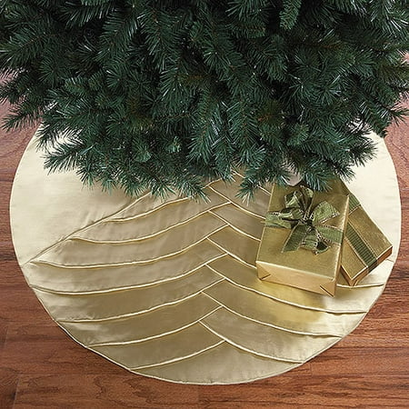 Satin Christmas Tree Skirt, 48"