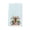 Light Blue, variant on 4th of July Patriotic Hand Towels, Red Blue Floral Cottage Style Tea Towels, Decorative Cloths for Kitchen Counter, Bathroom Vanity and Festival Home Layout