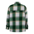 thumbnail image 5 of Womens'Autumn and Winter Fashion Plaid Jackets Plus Size Casual Pockets Printed Long Sleeve Tops Jacket Plaid Coat Up to 65% off!, 5 of 6