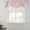 Pink, variant on Pink Striped Tie Up Valance Curtains for Windows, Kitchen Curtains Window Treatments, Modern Simple Farmhouse Beige Vintage Short Window Shades Valances for Bedroom Bathroom Cafe 42"x18"