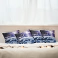 thumbnail image 7 of Ambesonne Nature Throw Pillow Cover 4 Pack, Mystic Dark Sky Scenery, 16", Blue Purple, 7 of 7