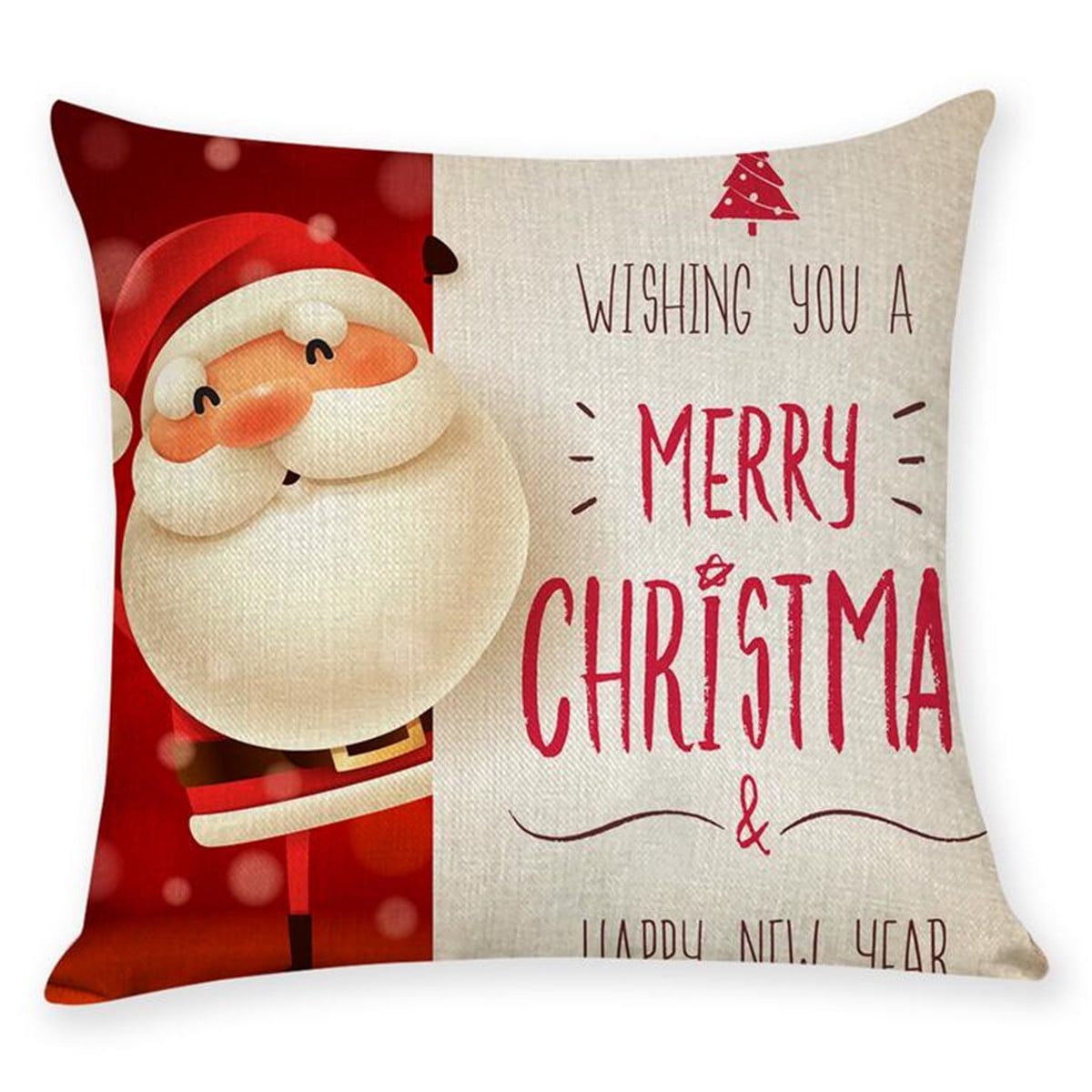 Christmas Throw Pillow Covers 18x18 Inch Winter Decorative ...