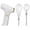 White, variant on SomWiBe Electric Egg Beater Cordless Hand Mixer Green Handheld Automatic Cream Cake Baking Blender 2 Stainless Steel Whs 1 Pack