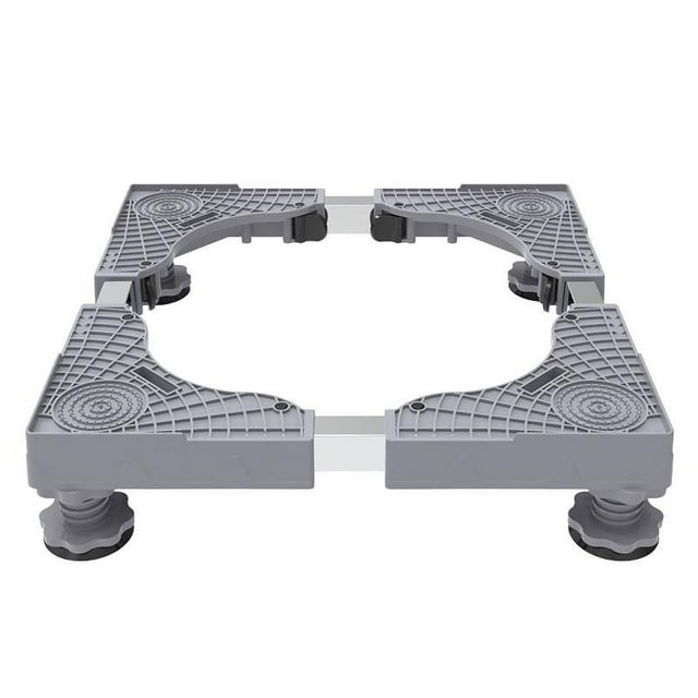 Base ajustable para lavadora y frigorífico, soporte para congeladores. Gris