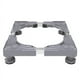 thumbnail image 1 of Base ajustable para lavadora, soporte para secadora de ropa, práctico soporte para nevera con reducción de ruido para congeladores y refrigeradores Gris, 1 of 8