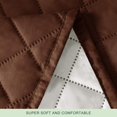 thumbnail image 3 of Funda acolchada para sofá reversible de 1 pieza (Silla XL, Chocolate), 3 of 6