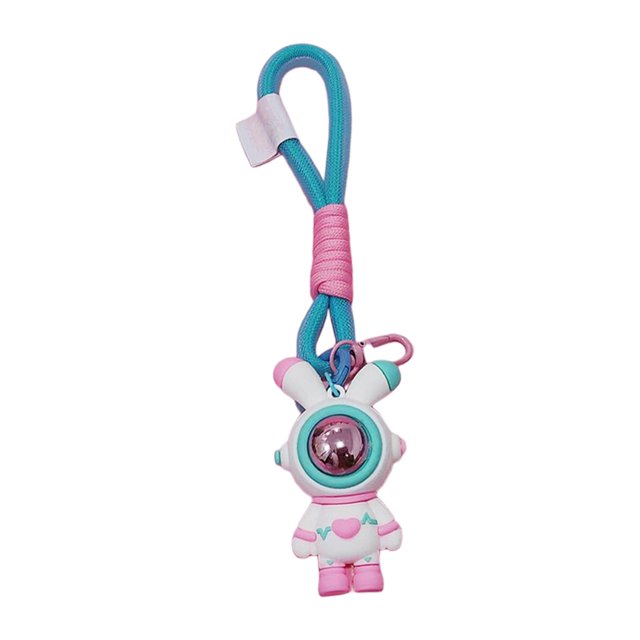 LLavero de dibujos animados, colgante para bolso, llavero creativo de moda para monedero, , cartera, mochila, accesorios, adorno colgante, Rosa Macarena titular de la clave