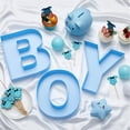 thumbnail image 1 of QJUHUNG Mini Charcuterie Letters 8 Inch Charcuterie Board Letters Fillable Sweet Chocolate Charcuterie Letter Fillable Box Letters For Charcuterie Fillable Baby Shower Decorations (Boy), 1 of 6