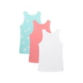 thumbnail image 6 of Wonder Nation Girls Kid Tough Ribbed Tank Top, 6-Pack, Sizes 4-18 & Plus, 6 of 6