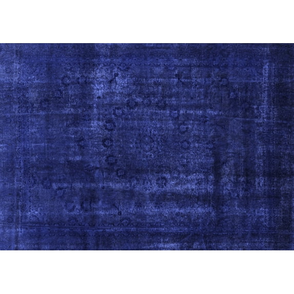 Ahgly Company Indoor Rectangle Persian Blue Bohemian Area Rugs, 2' x 3'