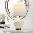 thumbnail image 3 of SAFAVIEH Demra 25 in. Modern Artistic Table Lamp, White, 3 of 6