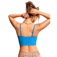 thumbnail image 2 of Top de Bikini CRZ YOGA con Relleno en V Ajustable Azul XL, 2 of 3