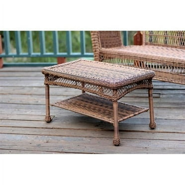 Outdoor Resin Wicker Coffee Table by Jeco