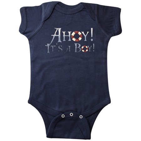 

Inktastic Ahoy It s a Boy Gift Baby Boy Bodysuit