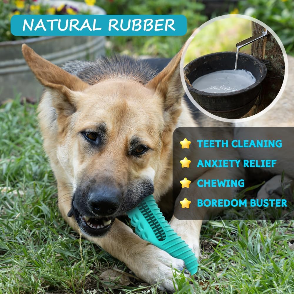 General Dog Toys for Aggressive Chewers Large Medium Breed, Indestructible Dog Chew Toys, Squeaky Interactive Tough Extremely Durable, Dogs Toothbrush Toys to Keep Them Busy