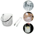 thumbnail image 6 of RENACLIPY Portable Clear Plastic Ice Bucket with Lid and Tongs 2-Piece Set for Parties and Outdoor Use, 6 of 6