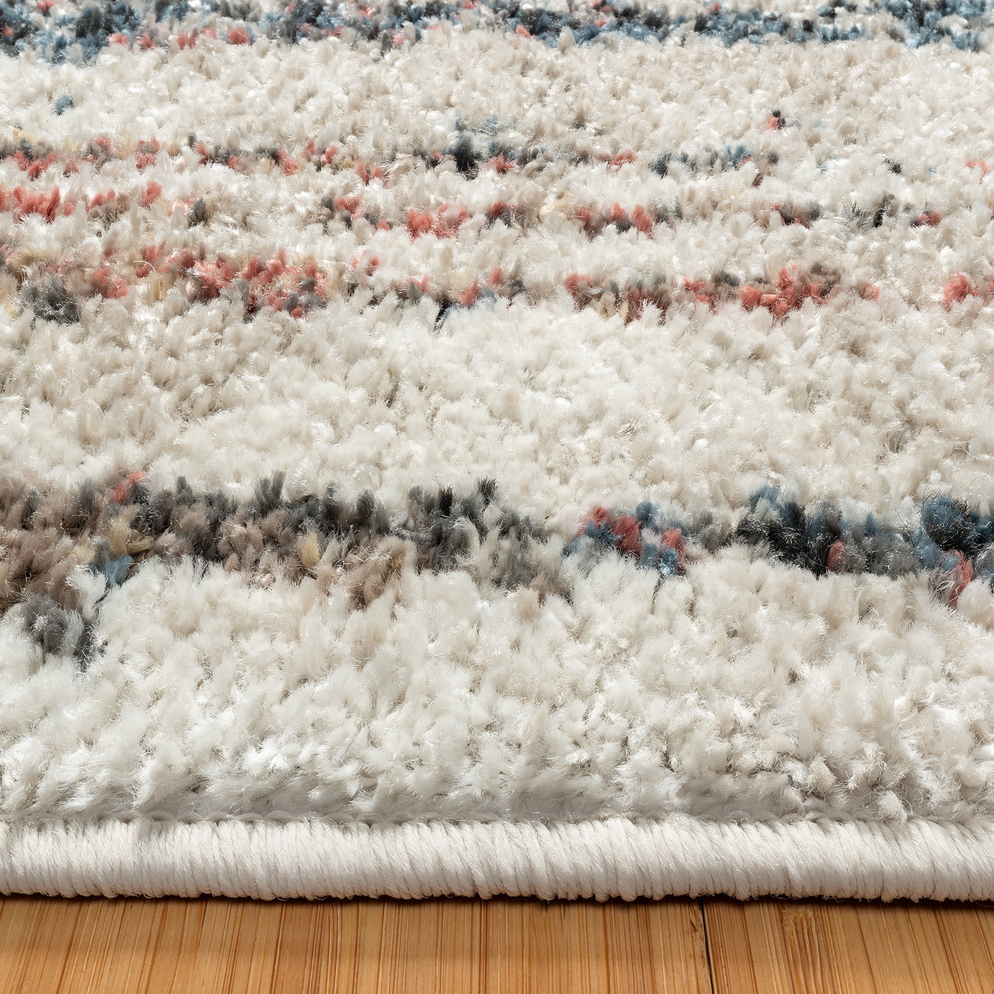 Gertmenian Heirloom Corah Modern Abstract Ivory Indoor Area Rug, 2x8 Runner