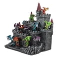 thumbnail image 2 of Medieval Mini Dragons Guarding King's Landing Castle Fortress Display Statue Set, 2 of 10
