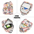 thumbnail image 5 of FORMRS Mini Backpack Purse for Women Travel Daypack Casual Shoulder Bag, Purple Retro Flower, 5 of 7