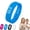2*Blue, variant on Auralis Wake Band, Gentle Wrist Vibration Combined with Independent Operation, Simple Operation and Versatile Split Timing, Lightweight and Comfortable, Stopwatch Mode, Suitable for Daily Use