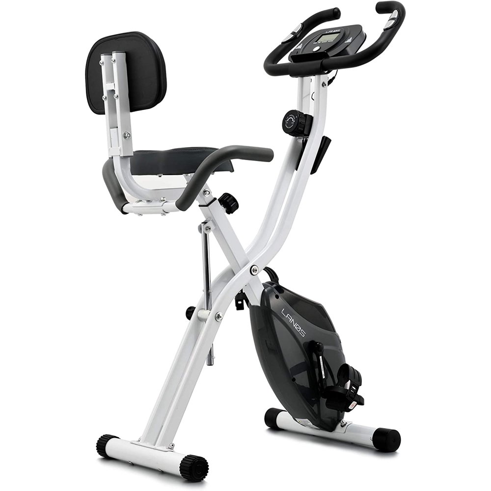 Folding Exercise Bike with 10Level Adjustable Resistance