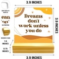 thumbnail image 2 of Zomyto Inspirational Saying Acrylic Plaque,Dreams Don't Work Unless You Do Motivational Acrylic Plaque Sign,Motivational Phrase Cheer Up Graduation Office Gift, 2 of 7