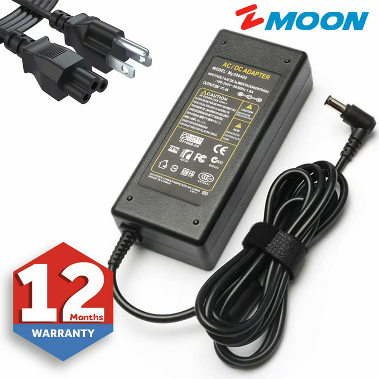 19v Replacement Ac Adapter Power Charger Cord for LG 19" 20" 22" 23" 24" 27" Monitor LCD LED HD Widescreen Flatron IPS236V IPS236-PN Supply Cable - Walmart.com
