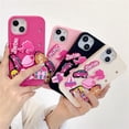 thumbnail image 2 of Creativo DIY Barbie Chica Elementos De Coche Caso De Teléfono 3D Suave Carcasa De Silicona De Dibujos Animados Para iPhone 14 13 12 11 Pro Max, 2 of 4