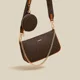 thumbnail image 5 of IVK Bolsos de hombro de lujo para mujer, bolsos de diseñador tipo bandolera, bolsos de mano para mujer, bolsos de viaje, 5 of 5