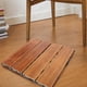 thumbnail image 3 of Wood Deck Tile Interlocking Wooden Flooring Outdoor Wooden Flooring Wood Patio Tile, 3 of 4