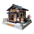 thumbnail image 1 of Kit de salón de té en miniatura DIY a escala 1/64, obra de hecha a mano, modelo de escena en miniatura retro de estilo japonés para amantes de, 1 of 9