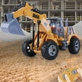 thumbnail image 5 of Remote Control Construction Vehicle with LED Lights 4-Channel Engineering Toy Car Excavator Digging Unloading 360 Rotation Outdoor Play for 4+ Years, 5 of 8