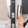 thumbnail image 4 of Veise Smart Keyless Entry Door Lock with Handle, App Control, Electronic Touchscreen Keypad, Easy Install, Satin Nickel, 4 of 11