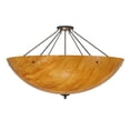 thumbnail image 4 of Meyda Tiffany 106737 Madison 8 Light 48" Wide Semi-Flush Bowl Ceiling Fixture - Bronze, 4 of 6