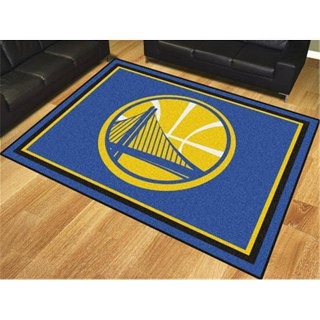 FanMats 17451 8 x 10 ft. Golden State Warriors Rug