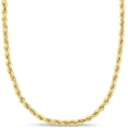 thumbnail image 3 of gold-plated Rope Chain Necklace for Men & Women – 14k gold-plated necklace 10k or 14k gold-plated, Lightweight, Premium Craftsmanship, 3 of 5