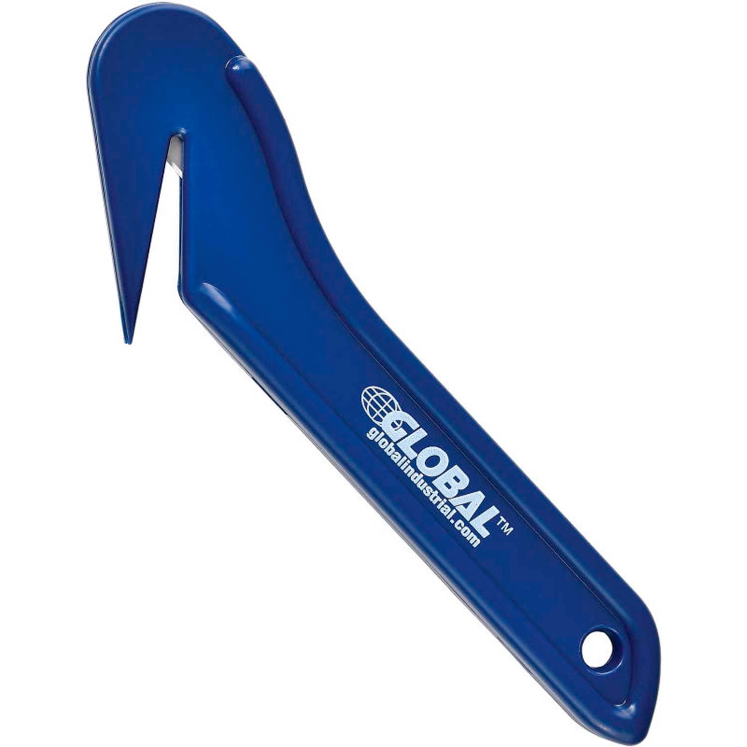 Global Industrial Stretch Wrap Film Cutter, Blue, 6/Pack