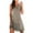 Gray, variant on Summer Fashion Mini Beach Dresses for Womens 2025 Sexy Sleeveless Printed Print Dresses