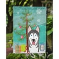 thumbnail image 3 of Caroline's Treasures BB1590GF Christmas Tree and Alaskan Malamute Flag Garden Size , Small, multicolor, 3 of 3