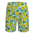thumbnail image 6 of Naloa Lemon1 Men's Beach Shorts, Surfing shorts, Swim trunks, Quick Dry Swim Trunks for Surfing Beach Fun - 3X-Large, 6 of 9