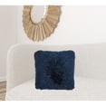 thumbnail image 5 of Plush Navy Shag Accent Throw Pillow, 5 of 5