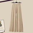 thumbnail image 2 of Conjunto de tres piezas de punto para mujer, abrigo largo, suéter de punto, pantalones de pierna ancha de cintura alta, informal, Invierno, 2 of 4