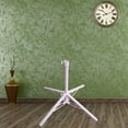 thumbnail image 1 of WHAMVOX Square Foldable Cross Umbrella Stand Iron White 1Pack For Beach Use, 1 of 8