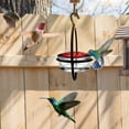 thumbnail image 4 of Comedero de Agua Xihbxyly Metal para Colibríes Comedero para Pájaros Colgante Exterior, 4 of 7