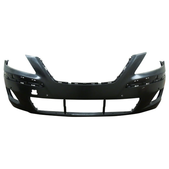 New Aftermarket Unpainted Front Bumper Cover Replaces 865103M022 With Park Assist Sensor fits 2009-2011 Hyundai Genesis
