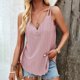 thumbnail image 4 of Blusa Mangas Largas Top Mujer Camisola con ojales Dobladillo fluido Sin mangas Camisas de verano Kuymtek Rosa T S para Mujer, 4 of 8